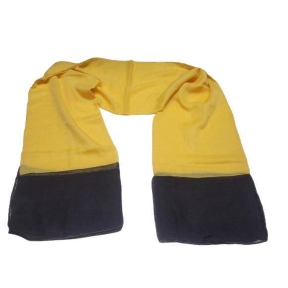 Yellow Pareo Scarf Sarong Wrapskirt or Sexy Halter Coverup Dress - Picture 4 of 6